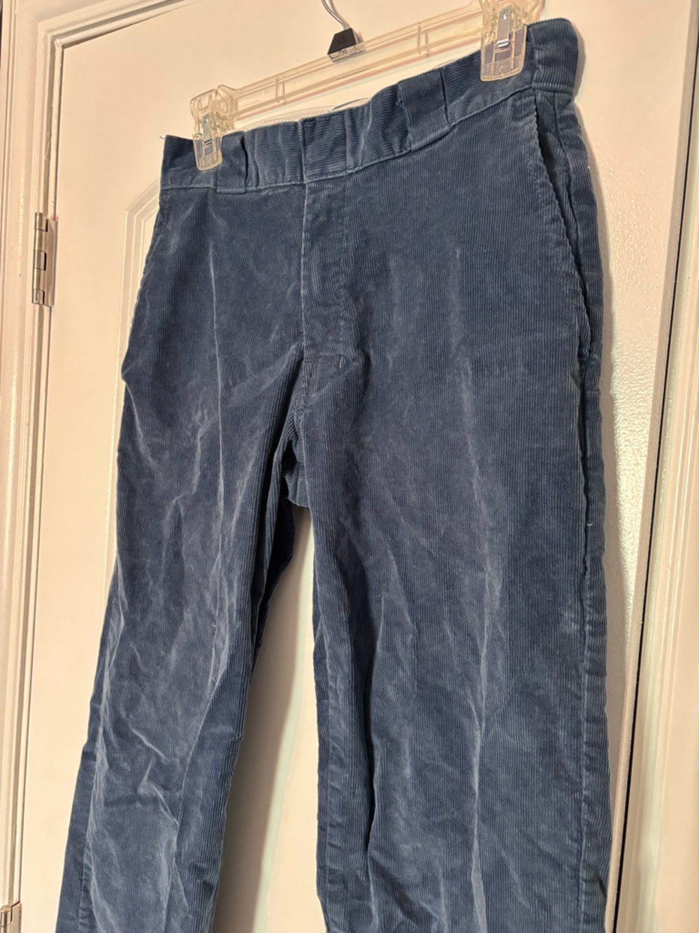 Dickies Blue Corduroy Pants Workwear Streetwear Straight Fit Size 29x32 - Picture 2 of 10
